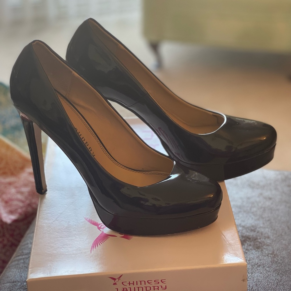 Black  Platform Heels